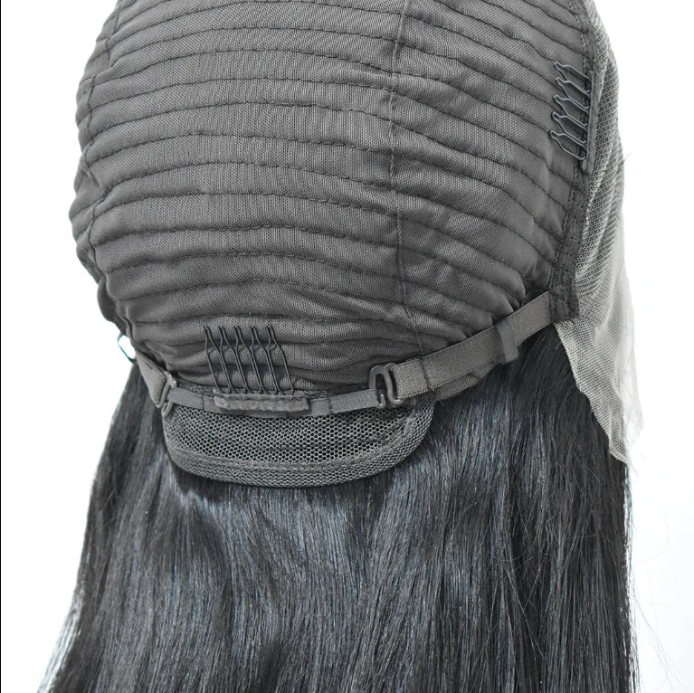 High Quality Wholesale Factor Price  Lace Wigs Smooth Natural Human Hair Straight Clear Lace Front Wigs
